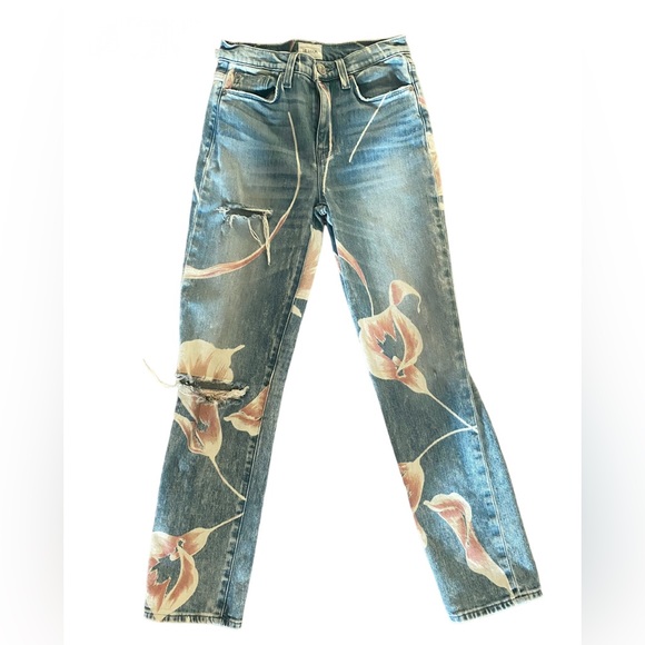 Hudson Zoeey High-Rise Straight-Leg Cropped Dip-Out Jeans - Picture 2 of 7